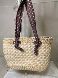 Capelli Woven Straw Bag Perfect Shape