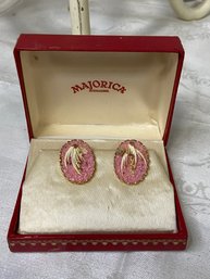 Handmade Vintage Clip Earrings