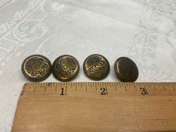 4 Vintage Buttons