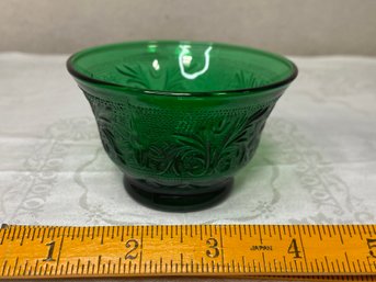 Little Green Glass Dessert Cup