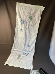 15'x36' Hand Embroidered Dresser Scarf (another One Of Lucile's Works)