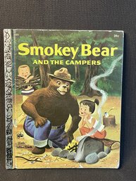 Little Golden Book 'Smokey Bear And The Campers' 1971