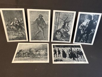 Six Antique Prints, Different Artists. See Description