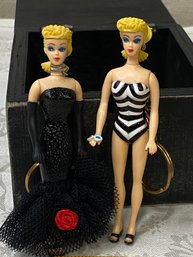 New Vintage Mattel 1995 Barbie Keychain Solo In The Spotlight 1960