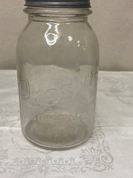 Vintage Presto Quart Jar