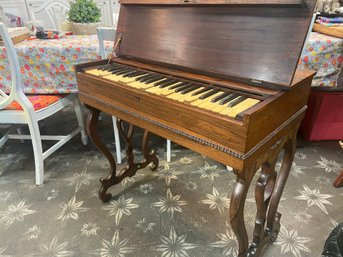 Victorian Antique Rosewood Melodeon Organ, Pat. 1846, Signed Prince NY #38647