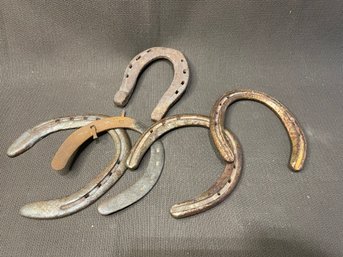 5 Old Horseshoes