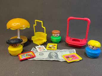 Vintage Assorted Fisher Price Figures And Pieces