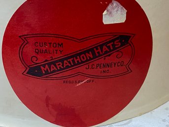 Vintage Oval Hat Box Marathon Hats JCPenney