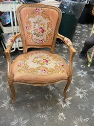 Vintage Needlepoint Chair