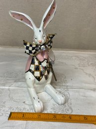 Resin Whimsical Bunny.  Mackenzie Childs Looking
