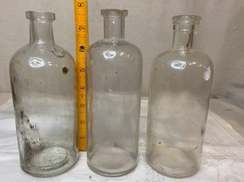 3 Awesome Vintage Medicine Bottles