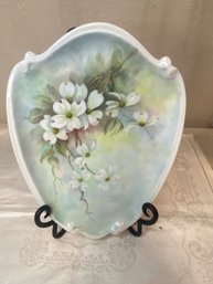 Unusual Shaped Plate/wall Hanging Lovely Painting