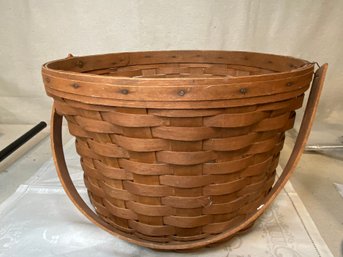 Large Longaberger Basket 13' Diameter X 9' Tall