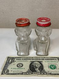 Dog Glass Jars Made Into S &p