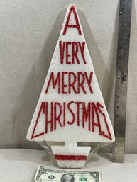 Styrofoam Vintage Christmas Tree Decoration
