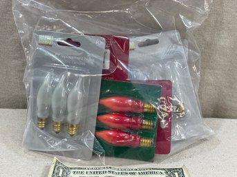 6 Sets Of C7 Replacement Bulbs. Martha Stewart Except For One Set