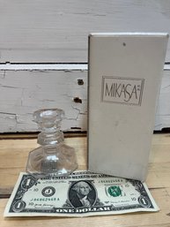 Mikasa Single Glass Candlestick
