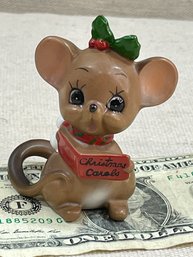 Vintage Josef Originals Ceramic Mouse - Christmas Carols