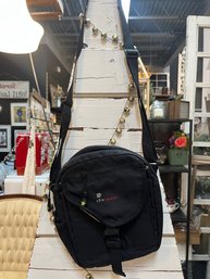 Black Nylon Sherpani Crossbody Bag