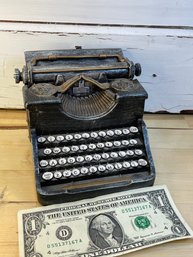 Resin Vintage Typewriter Sculpture