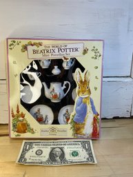 Tiny Beatrix Potter Porcelain Tea Set, NIB. (German)