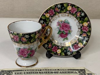 Demitasse Teacup And Saucer Made In Japan