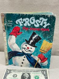 Vintage Golden Book Frosty The Snowman.