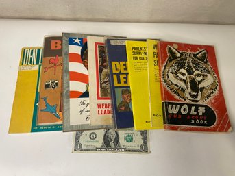8 Vintage Books About Cub/boy Scouting