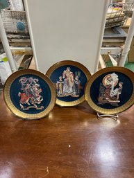 Lot Of 3 Collector's Plates From The Royal Cornwall Classic Collection