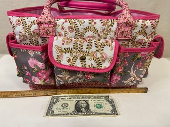 New Craft Caddy In Floral Print - Super Clean