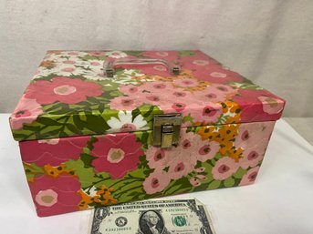 70s Vinyl Case.  Makeup, Sewing, Whatever.