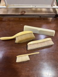 Antique Bakelite Brush And Comb Lot