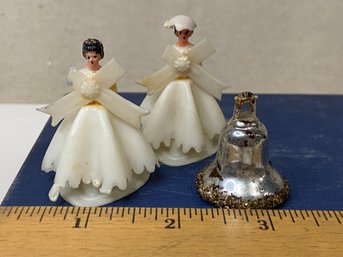 Vintage Two Little Brides And A Wedding Bell.