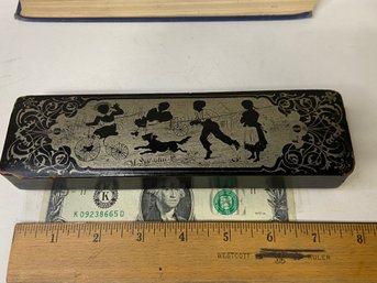 Silhouette Pencil Box Very Old