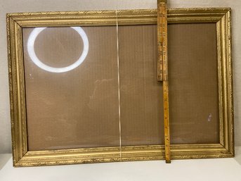 24'x 17' Vintage Gold Frame With Glass
