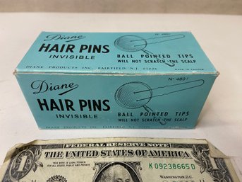 Full Box Of Vintage Diane Hairpins