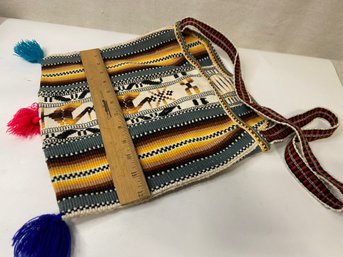 Colorful Woven Bag Like New Clean