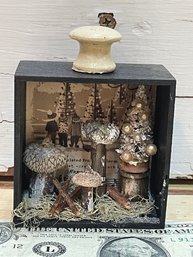 New 'old' Winter Scene.  Mushrooms