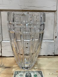 STUNNING!  Waterford Crystal Vase 7' Diameter 12' Tall.
