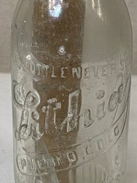 SEE DESCRIPTION. Rare Very Old 8' Lithia, Pueblo, CO Bottle