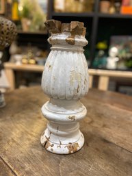 Shabby Part Of Antique Post White Paint