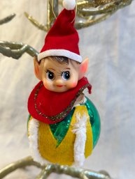 Darling Vintage Elf Ornament