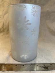 New Pillar Snowflake Candle Holder