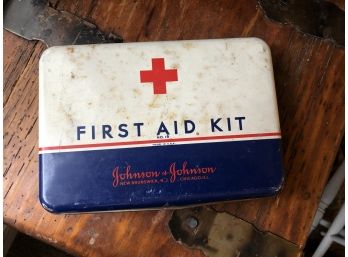 Vintage First Aid Kit - Johnson & Johnson