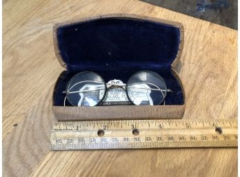 Vintage Glasses And Case (bifocals)