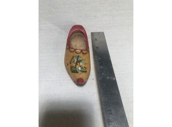 Vintage Dutch Wooden Shoe (small)