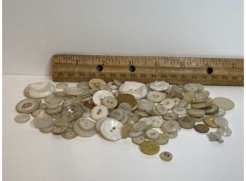 Assorted Vintage Creme Buttons