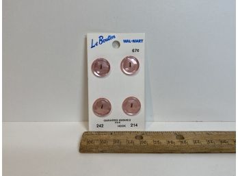 Vintage Le Bouton Pink Buttons