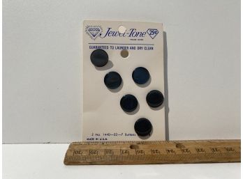 Vintage Jewel Tone Dark Grey Button